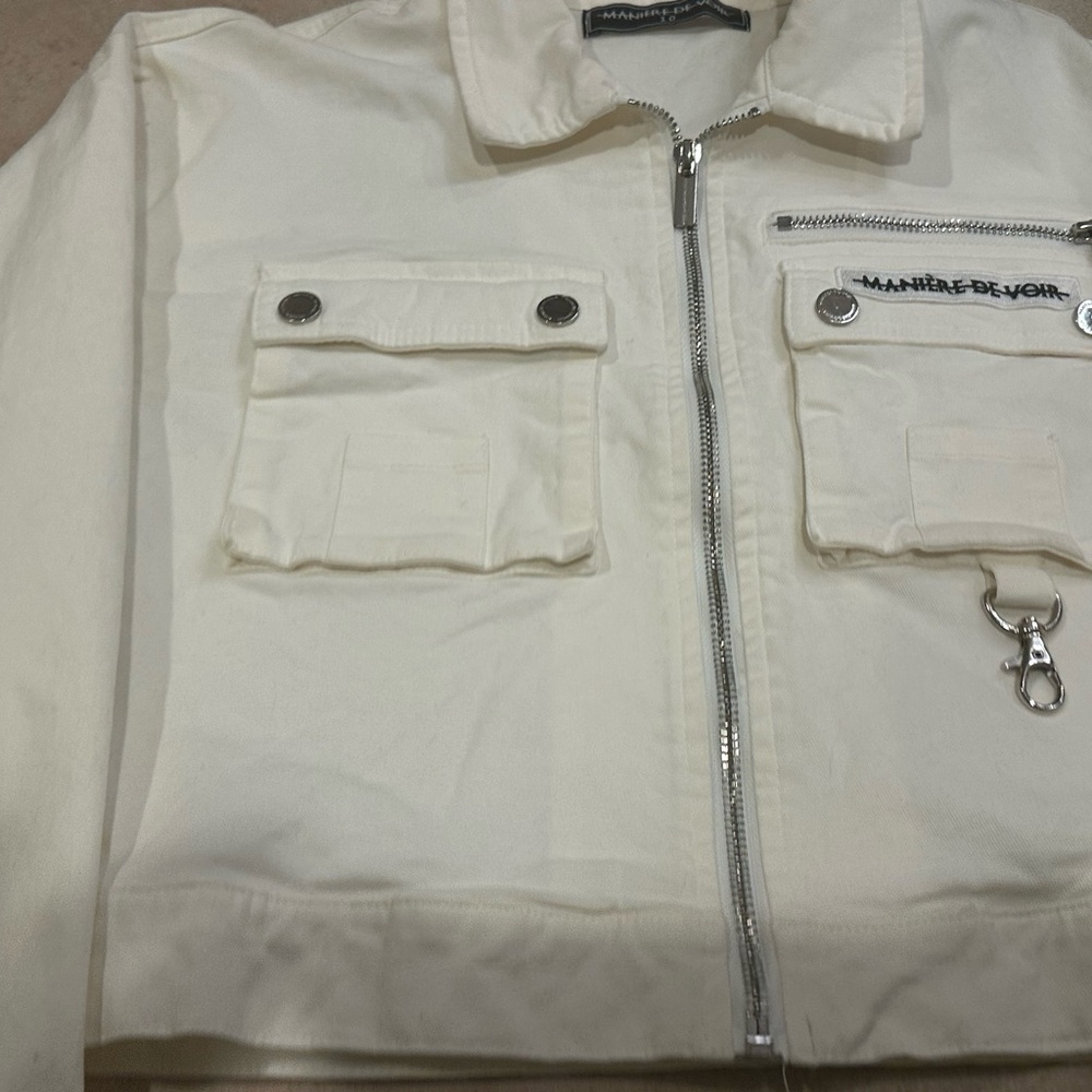 Maniere De Voir Off-White Jacket